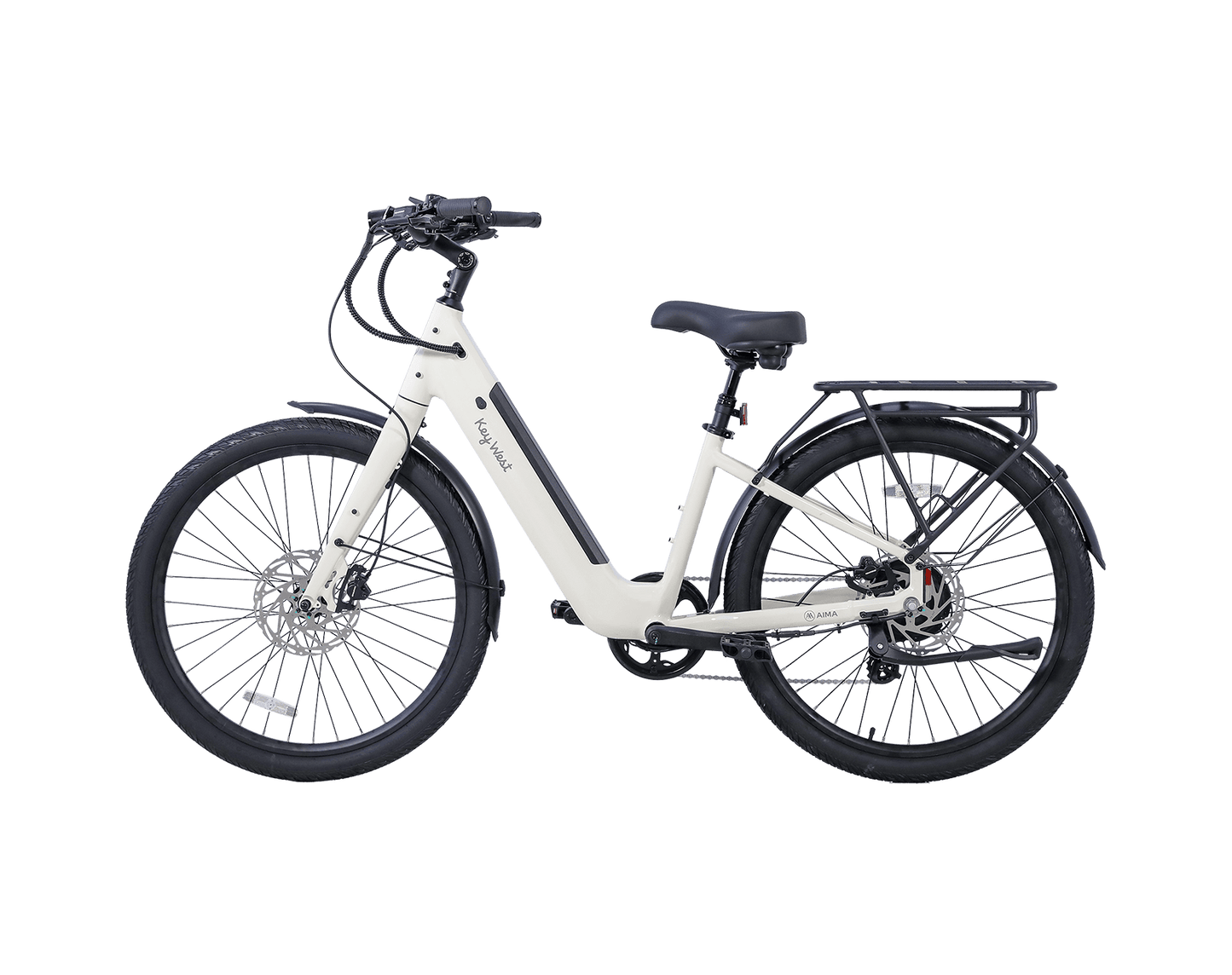 AIMA Key West 2.0 electric bike, official manufacturer side view