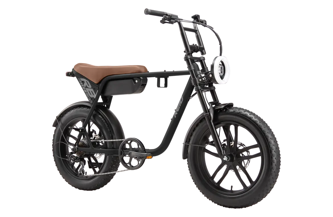 Reid RB500 MY26 electric bike in Black, angled view