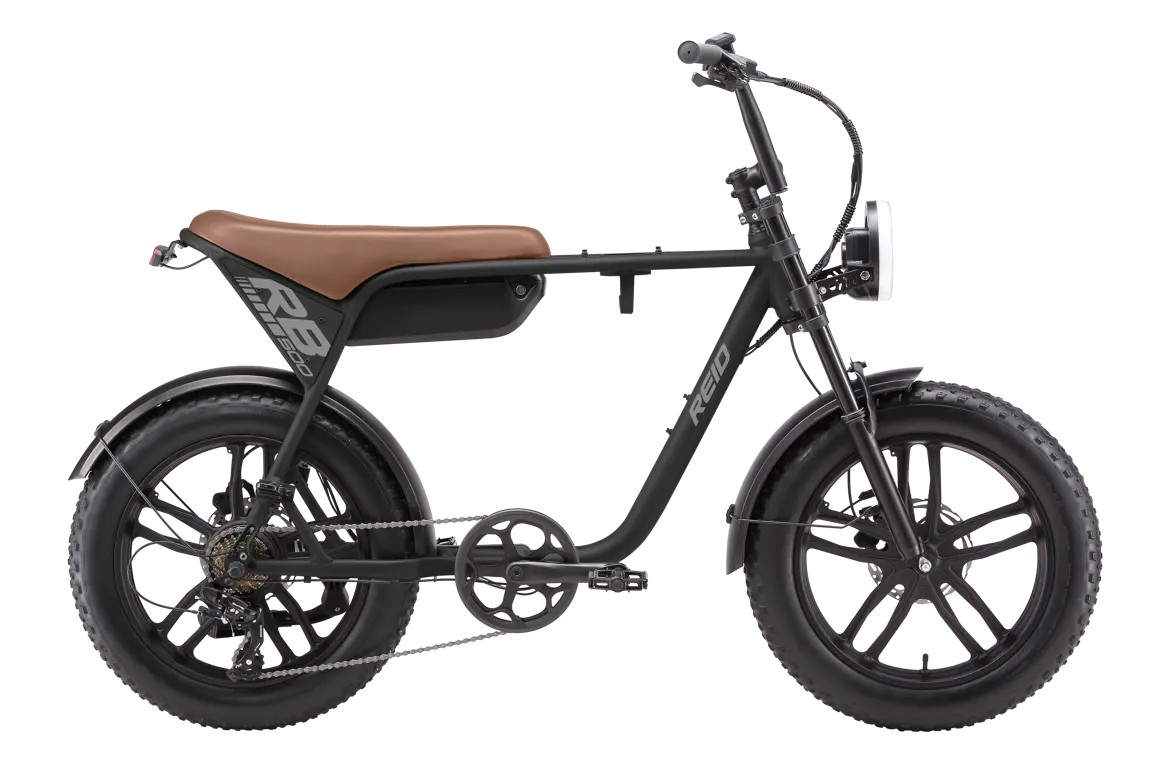 Reid RB500 MY26 electric bike in Black, side view