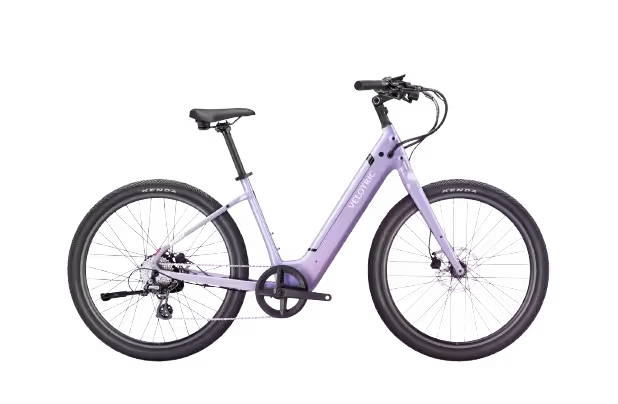 Velotric Breeze 1 Light Step-Thru Commuter finished in Light Purple: side view