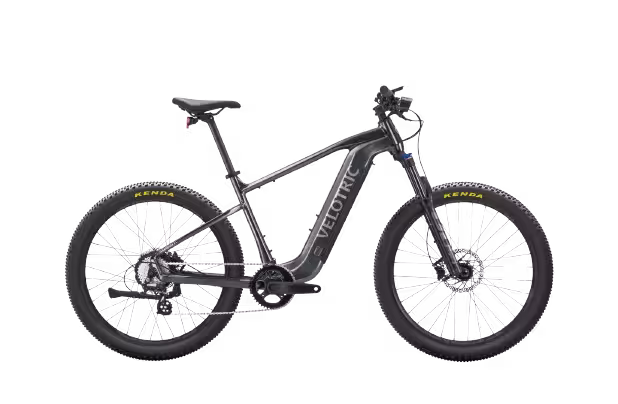 Velotric Summit 1 Hard-Tail Step-Over Semi-Fat Electric Bike finished in Black: side view